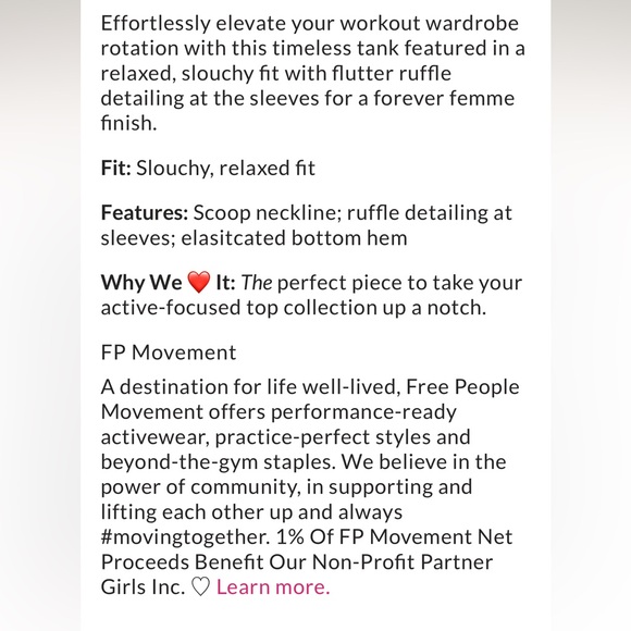 Free People Flutter Tank - Picture 5 of 7